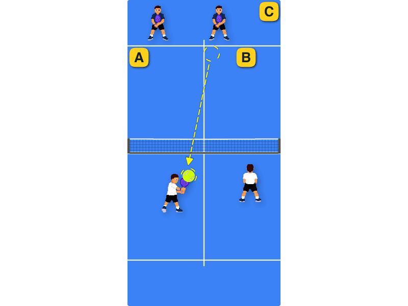 Volley’s placement