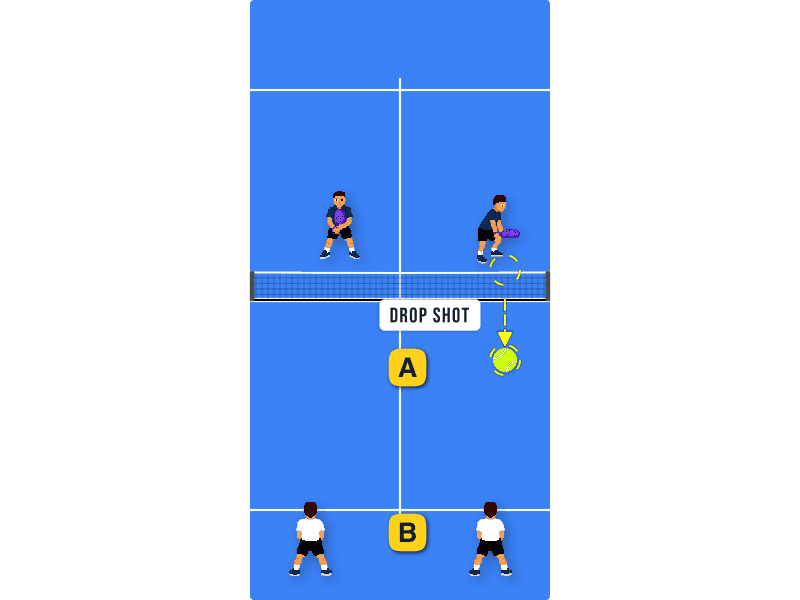 drop shot defense