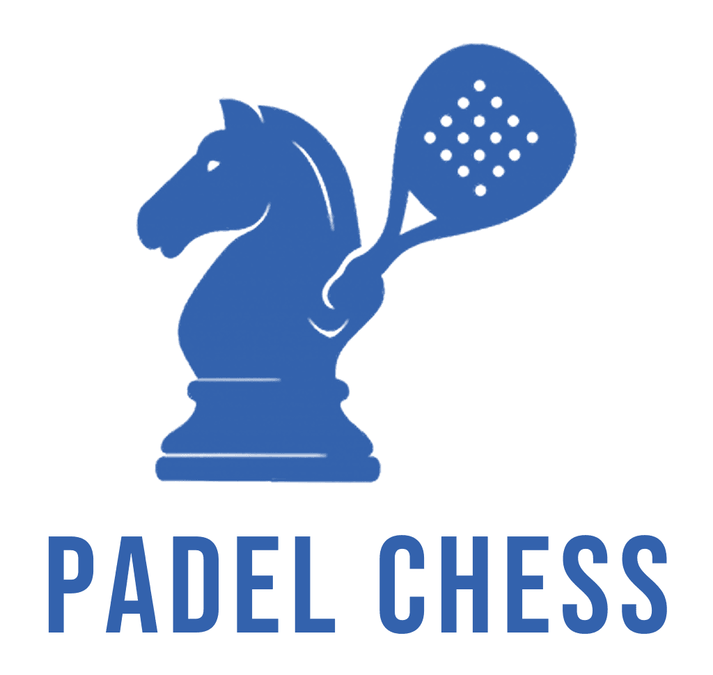 Padel Chess blue logo with wordmark